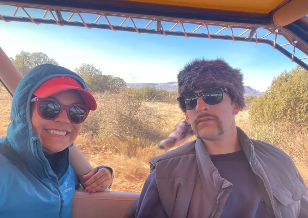 Planning a Winter Getaway in Sedona? Here's How to Add a Jeep Tour to Your Itinerary 1 Happy Customer on Jeep Safari tour