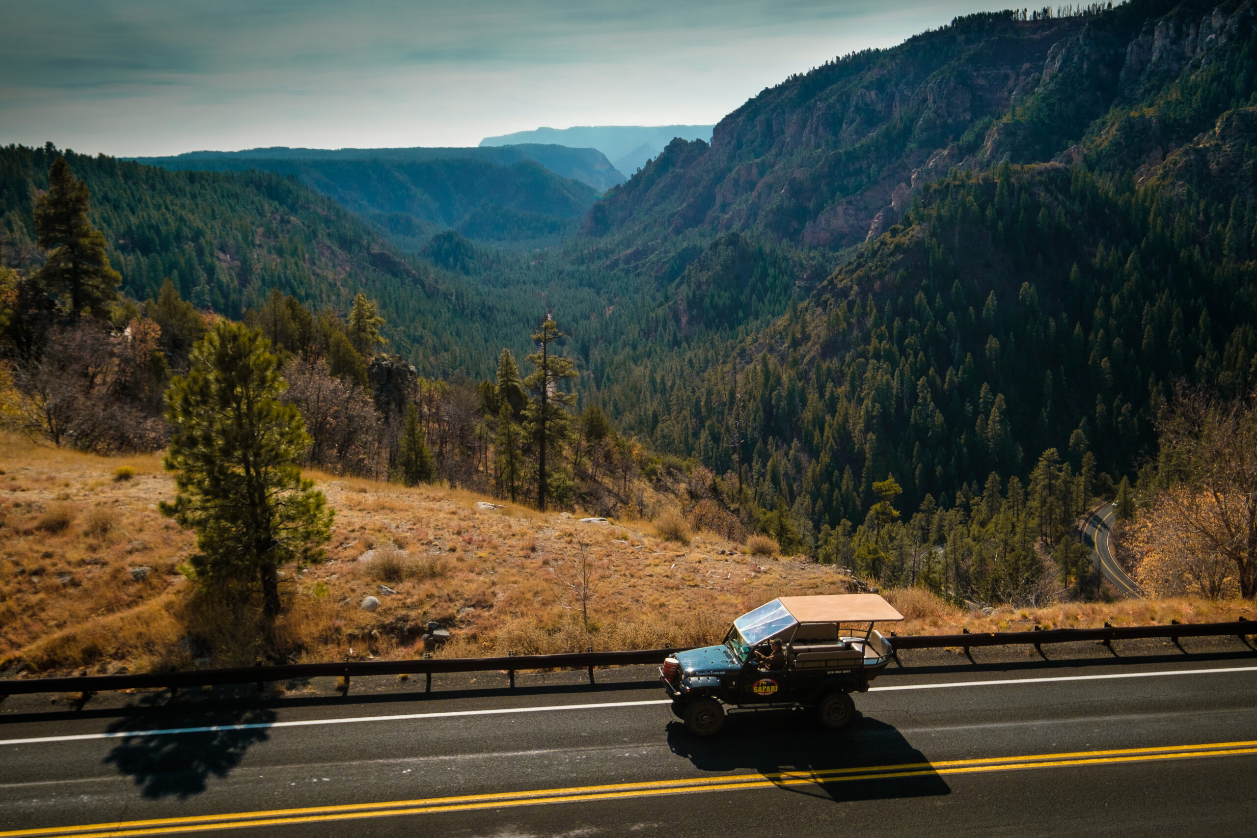 Discover Sedona's Refreshing Shaded Trails on the Call of the Canyon Tour 1 Oak Creek Canyon offers a dramatic change from Sedona's iconic desert landscape